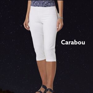 Carabou white capri pants